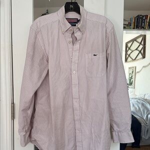 Vineyard vines men’s large cotton, Oxford whale shirt